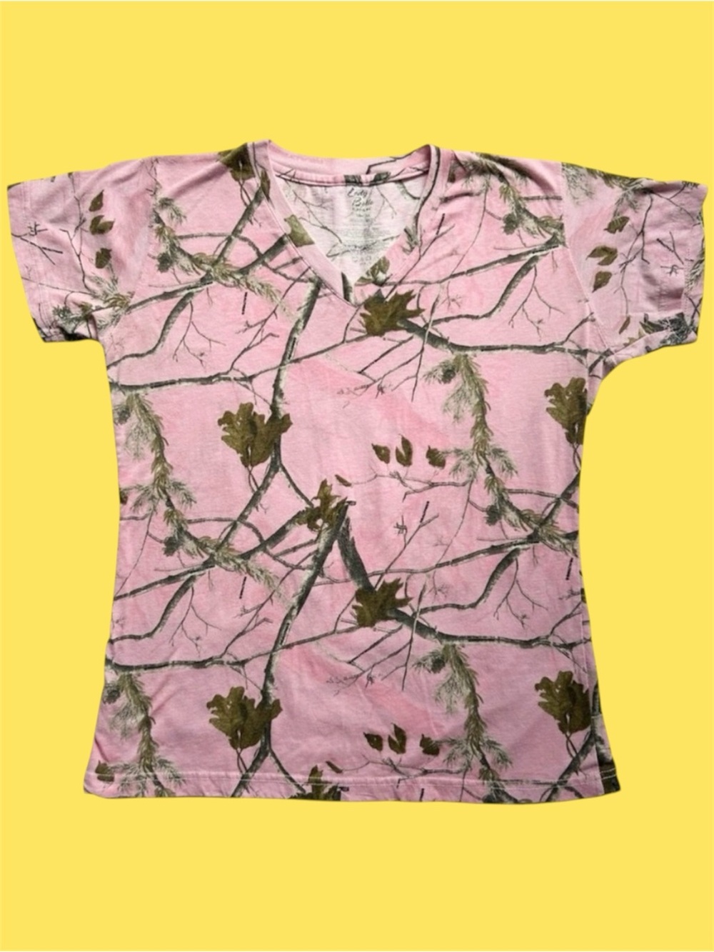 Realtree Baby Doll Short Sleeve Pink XL